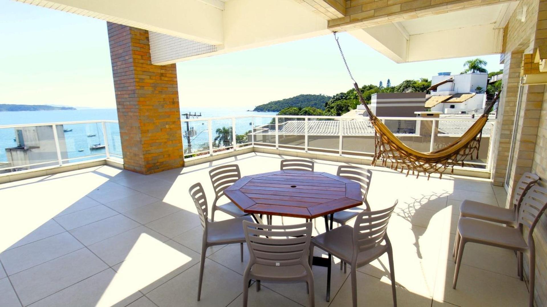 1083 - Apartamento Com Vista Para O Mar Em Bombinhas Esterno foto