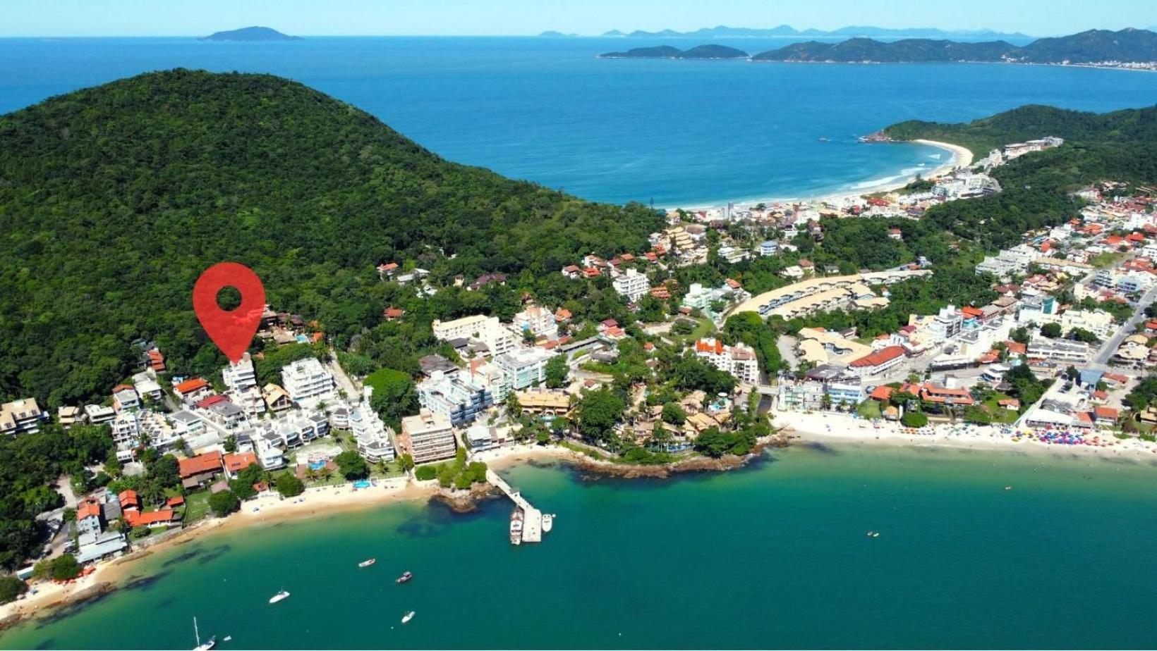 1083 - Apartamento Com Vista Para O Mar Em Bombinhas Esterno foto