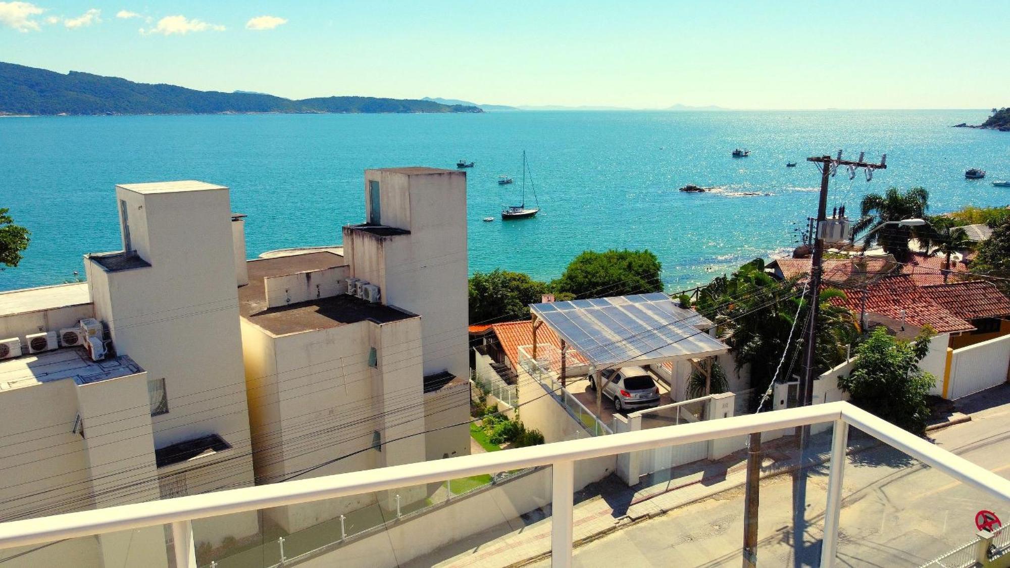 1083 - Apartamento Com Vista Para O Mar Em Bombinhas Esterno foto
